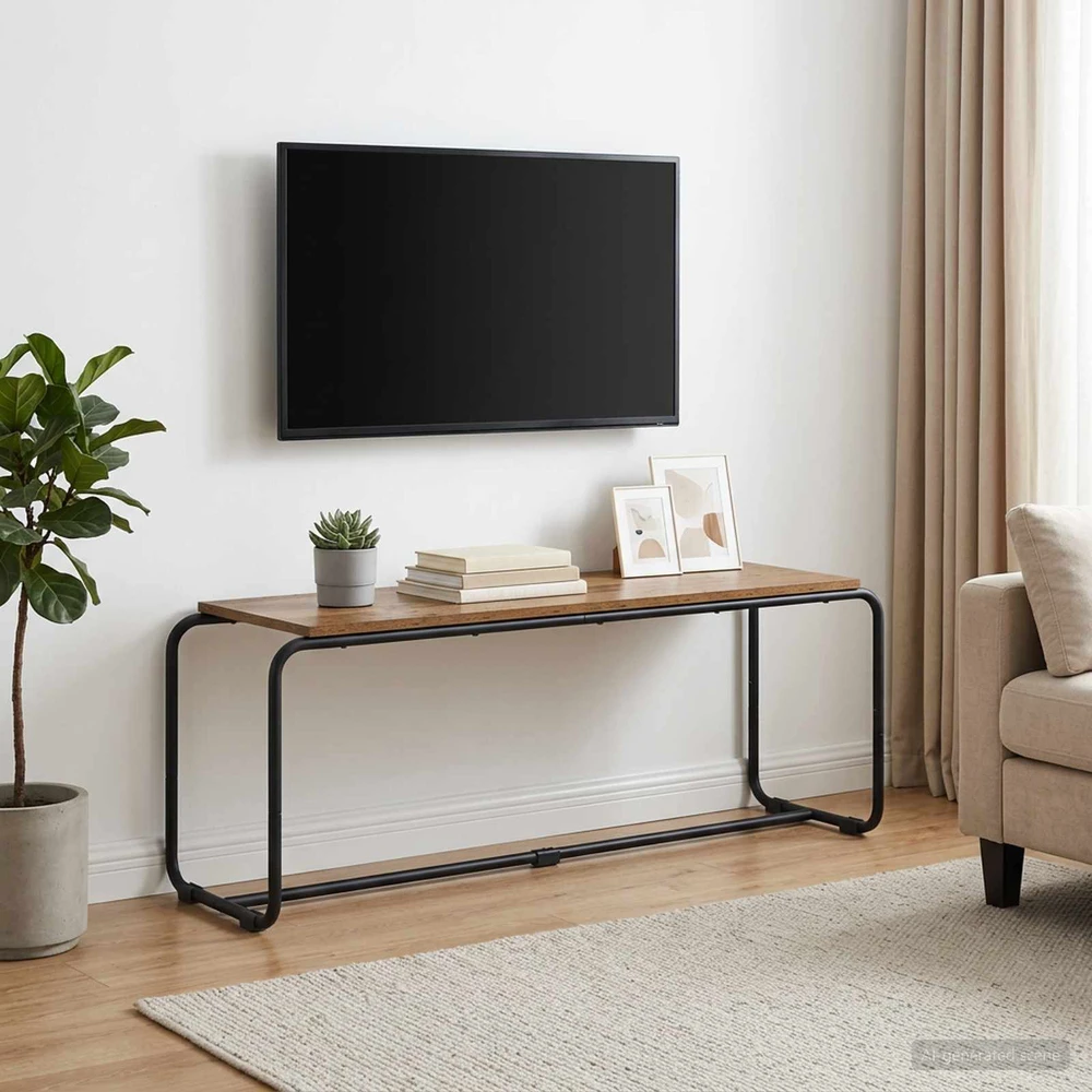 TV staliukas Televizoriaus stovas 113.5 x 35.5 x 42 cm Sendintos medienos