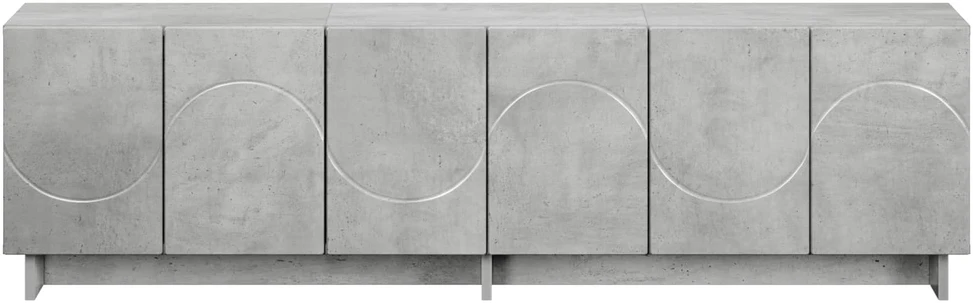 TV staliukas Televizoriaus stovas 140 x 34,5 x 40 cm Betono pilka