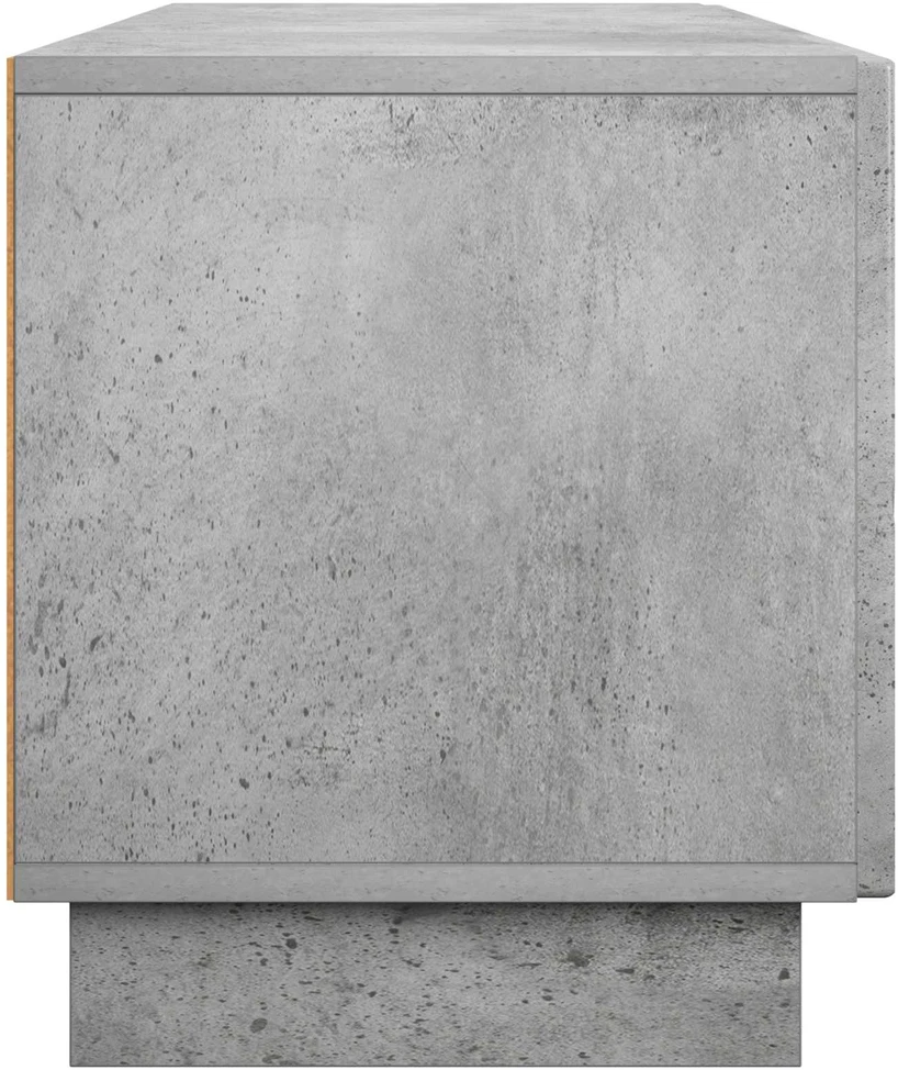 TV staliukas Televizoriaus stovas 140 x 34,5 x 40 cm Betono pilka