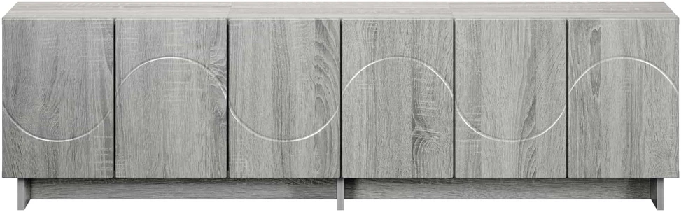 TV staliukas Televizoriaus stovas 140 x 34,5 x 40 cm Pilka Sonoma