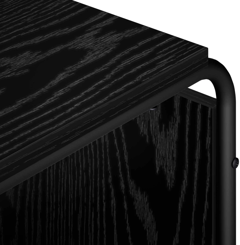 TV staliukas Televizoriaus stovas 140 x 36 x 45 cm Juodojo ąžuolo