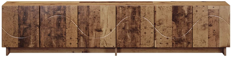 TV staliukas Televizoriaus stovas 179.5 x 34.5 x 40 cm Sendintos medienos