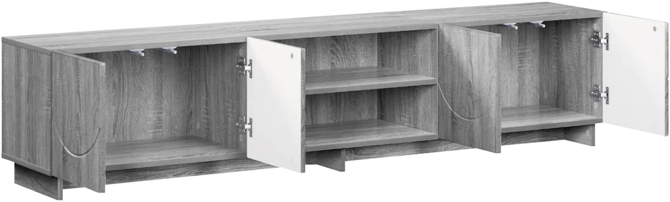 TV staliukas Televizoriaus stovas 180 x 34,5 x 40 cm Pilka Sonoma