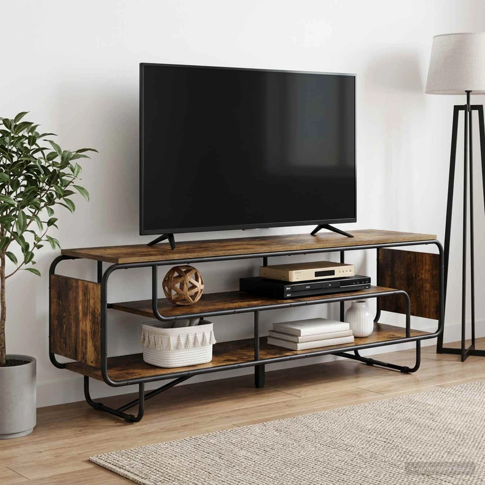TV staliukas Televizoriaus stovas 180 x 36 x 45 cm Dūminio ąžuolo