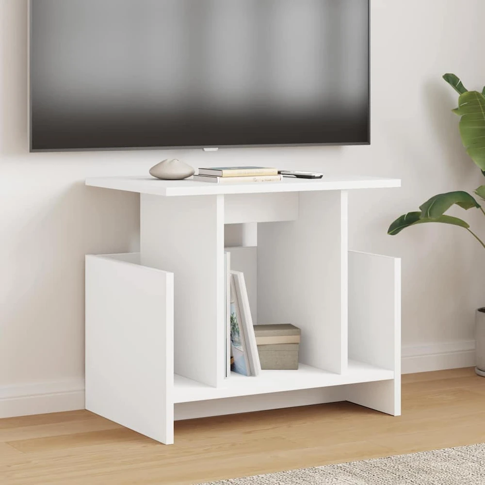 TV staliukas Televizoriaus stovas 2 vnt. Balta Apdirbta mediena