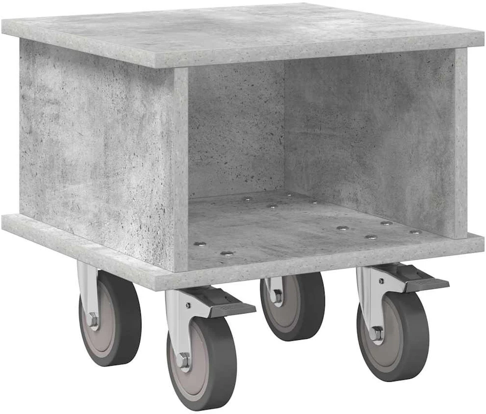 TV staliukas Televizoriaus stovas 37 x 35 x 35 cm Betono pilka