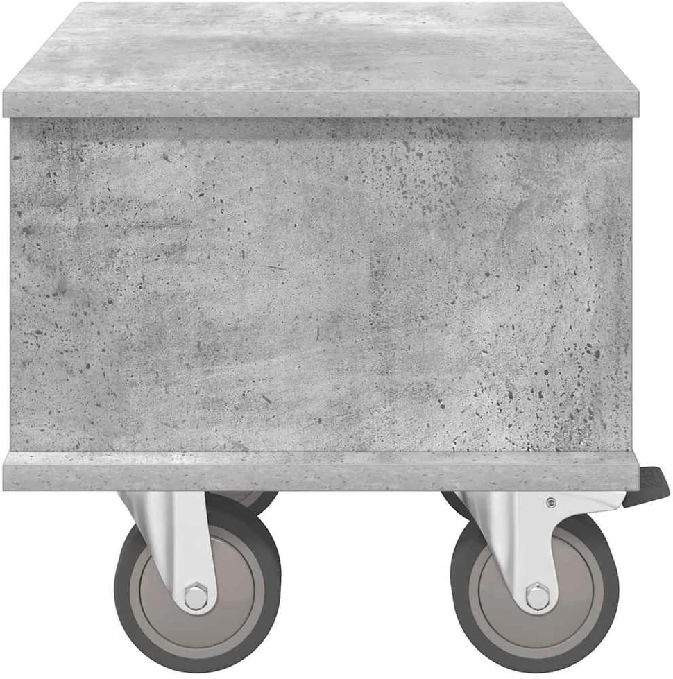 TV staliukas Televizoriaus stovas 37 x 35 x 35 cm Betono pilka