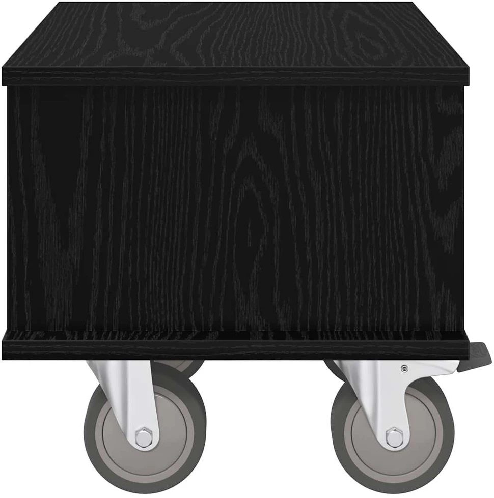 TV staliukas Televizoriaus stovas 37 x 35 x 35 cm Juodas ąžuolas