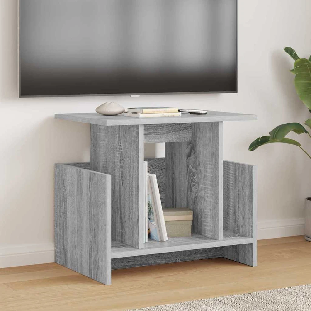 TV staliukas Televizoriaus stovas 50 x 35 x 45 cm Pilkas Sonoma