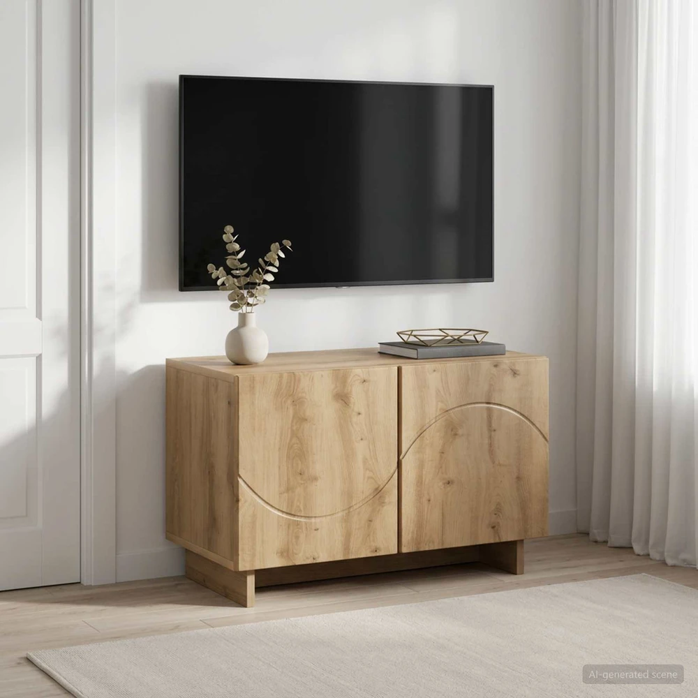 TV staliukas Televizoriaus stovas 60 x 34,5 x 40 cm Artisano ąžuolo