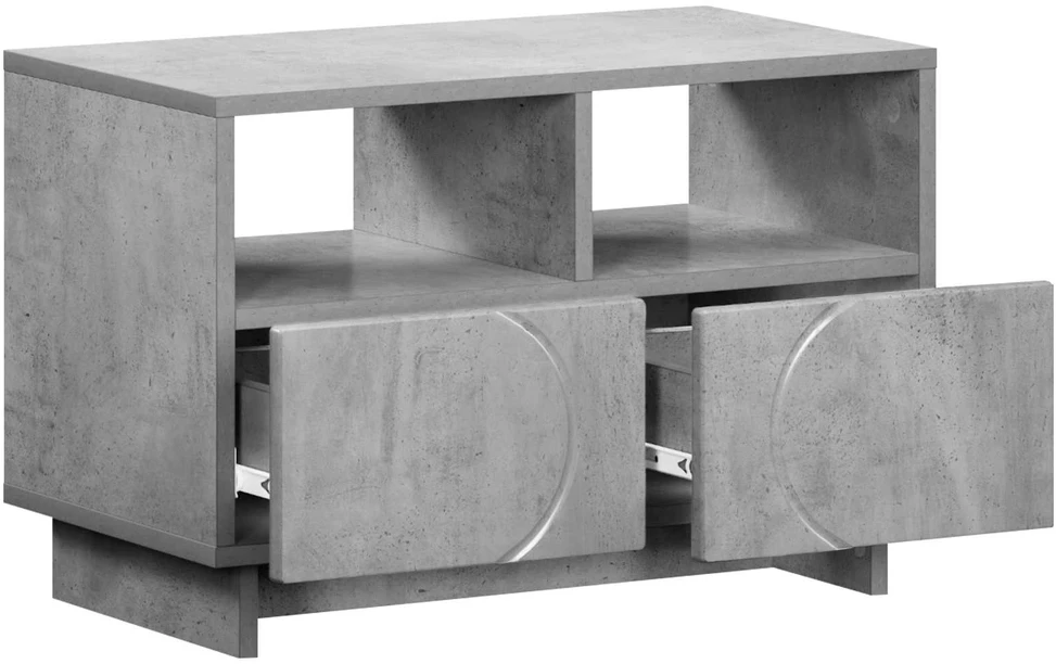 TV staliukas Televizoriaus stovas 60 x 34.5 x 40 cm Betono pilka