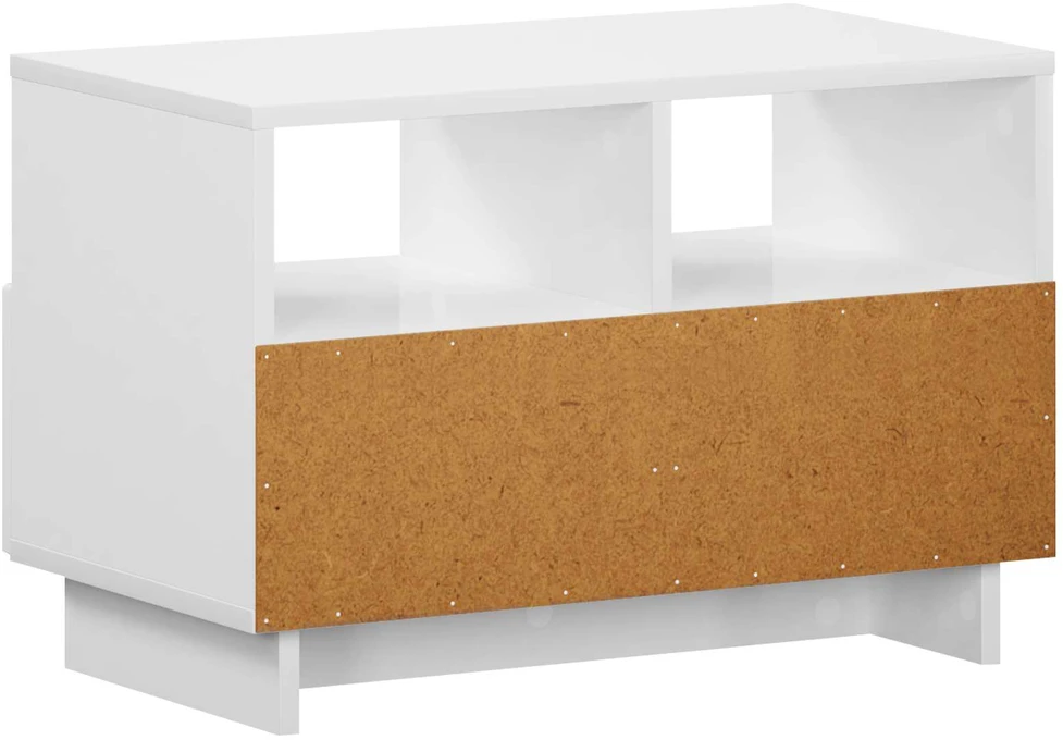 TV staliukas Televizoriaus stovas 60 x 34,5 x 40 cm Itin blizgi balta