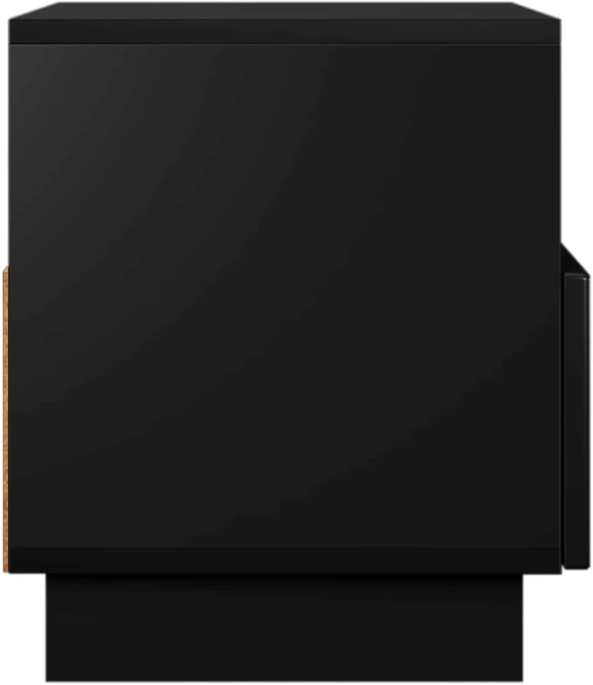 TV staliukas Televizoriaus stovas 60 x 34.5 x 40 cm Juoda Apdirbta mediena