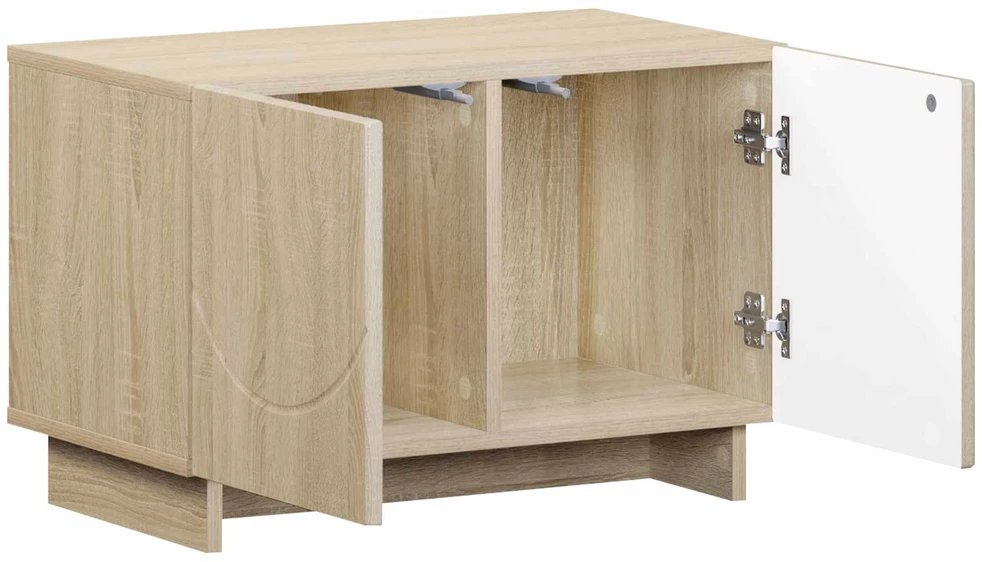 TV staliukas Televizoriaus stovas 60 x 34,5 x 40 cm Sonoma ąžuolas