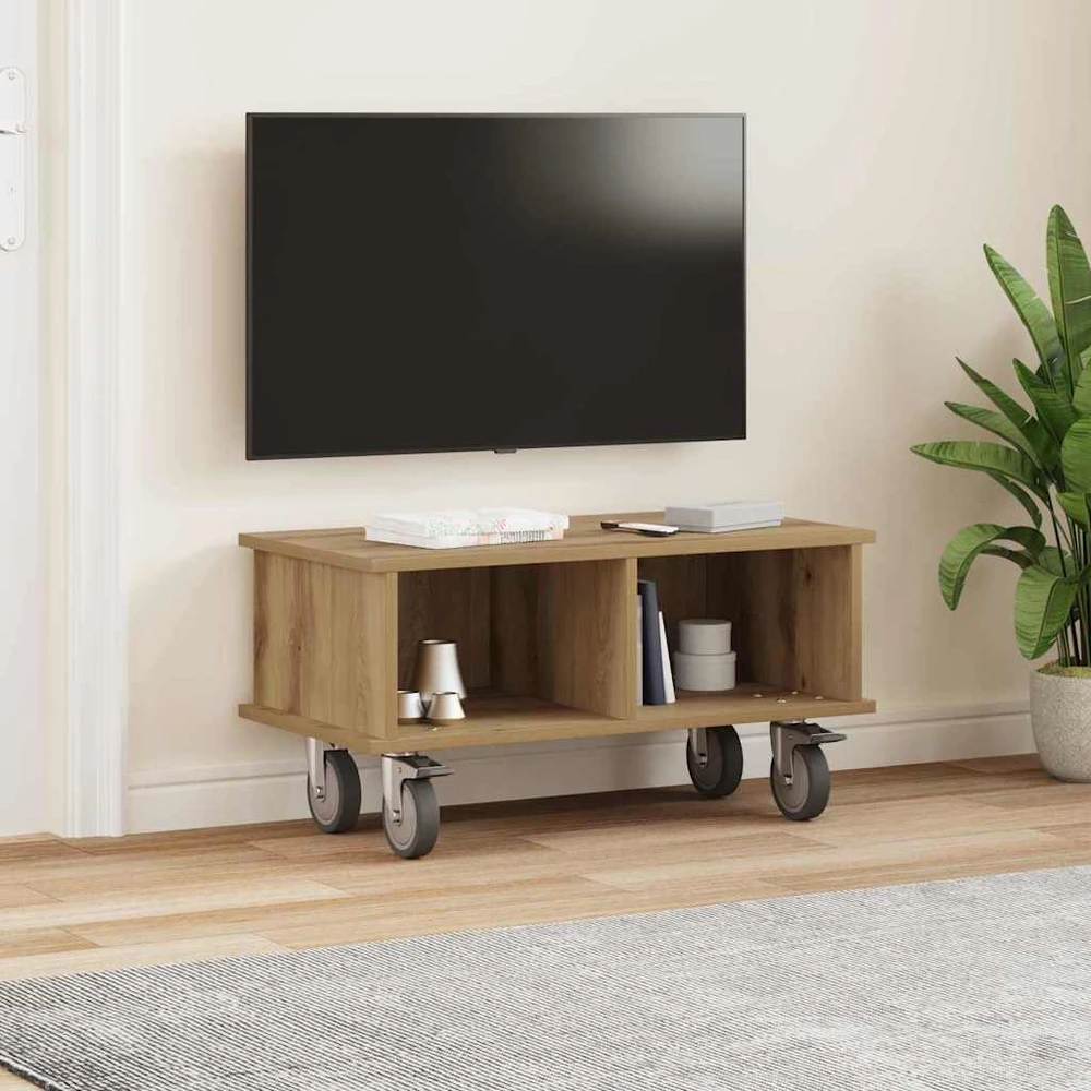 TV staliukas Televizoriaus stovas 68,5 x 35 x 35 cm Amatininkų ąžuolas