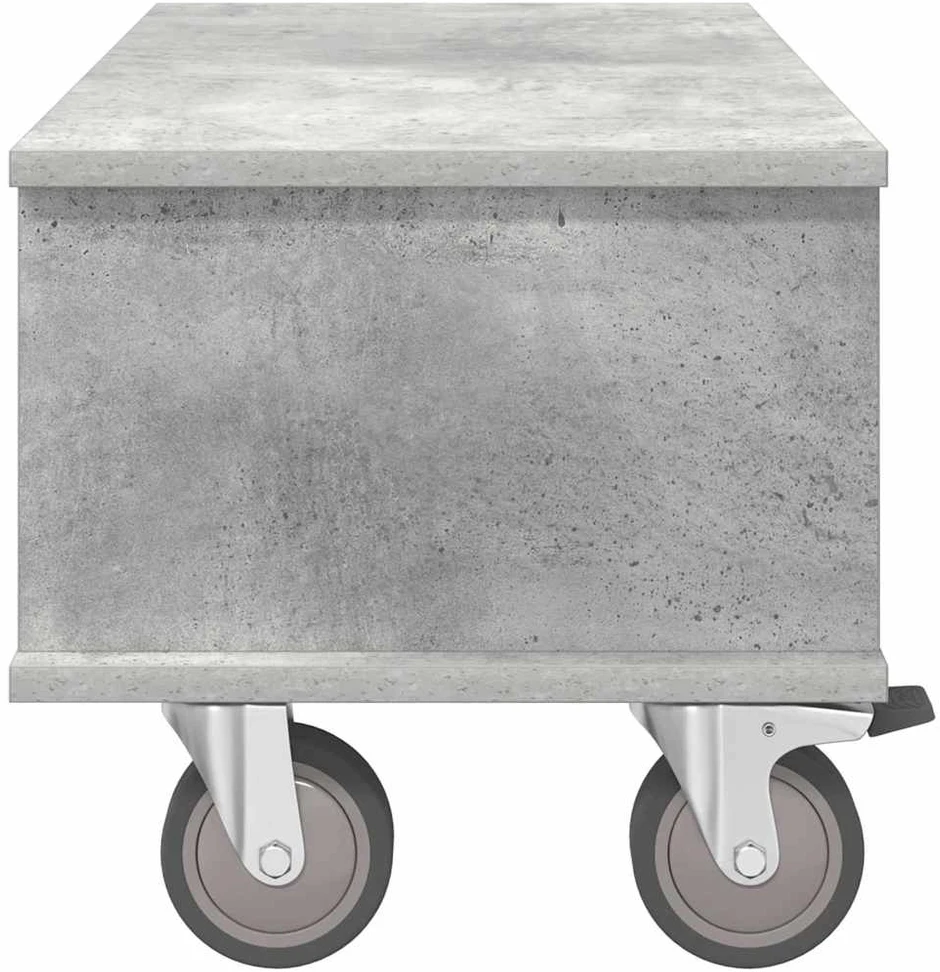 TV staliukas Televizoriaus stovas 68,5 x 35 x 35 cm Betono pilka