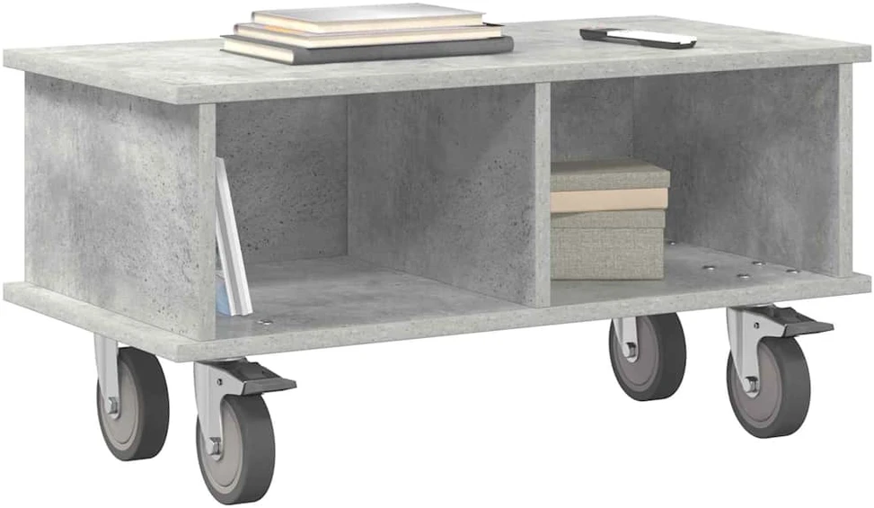 TV staliukas Televizoriaus stovas 68,5 x 35 x 35 cm Betono pilka