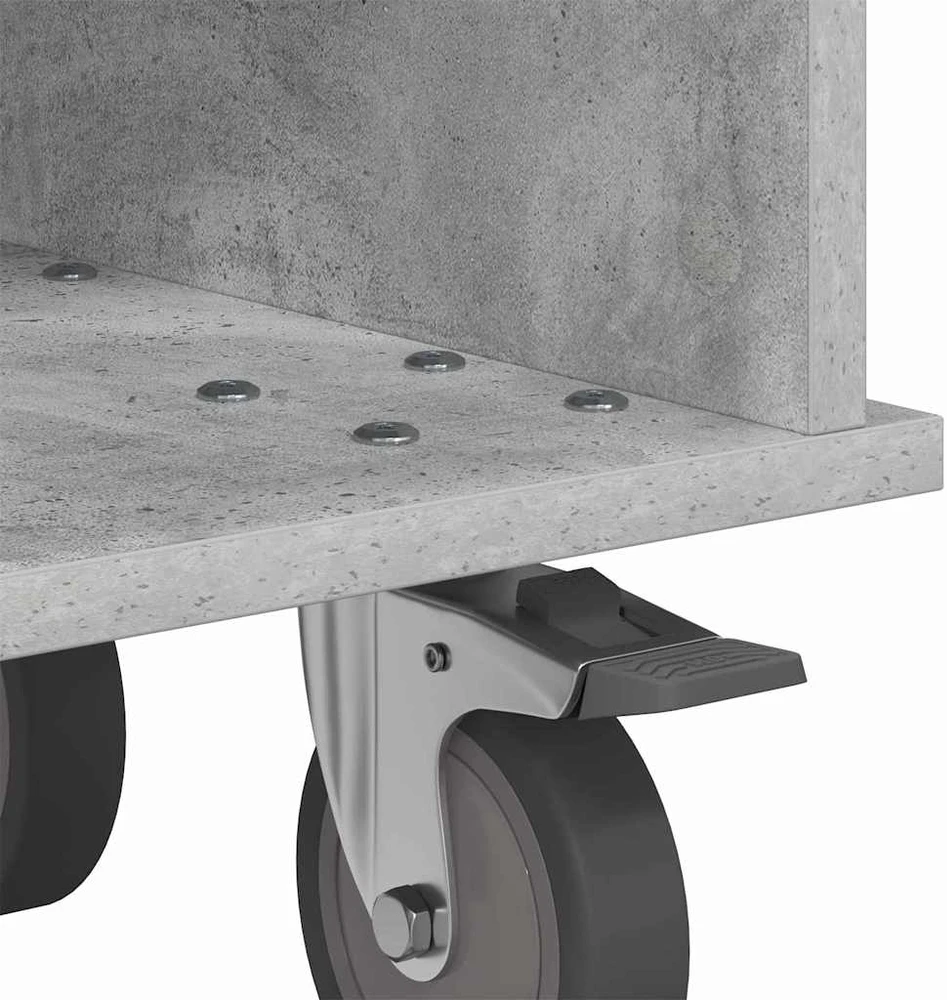 TV staliukas Televizoriaus stovas 68,5 x 35 x 35 cm Betono pilka