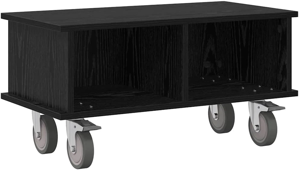 TV staliukas Televizoriaus stovas 68,5 x 35 x 35 cm Juodas ąžuolas