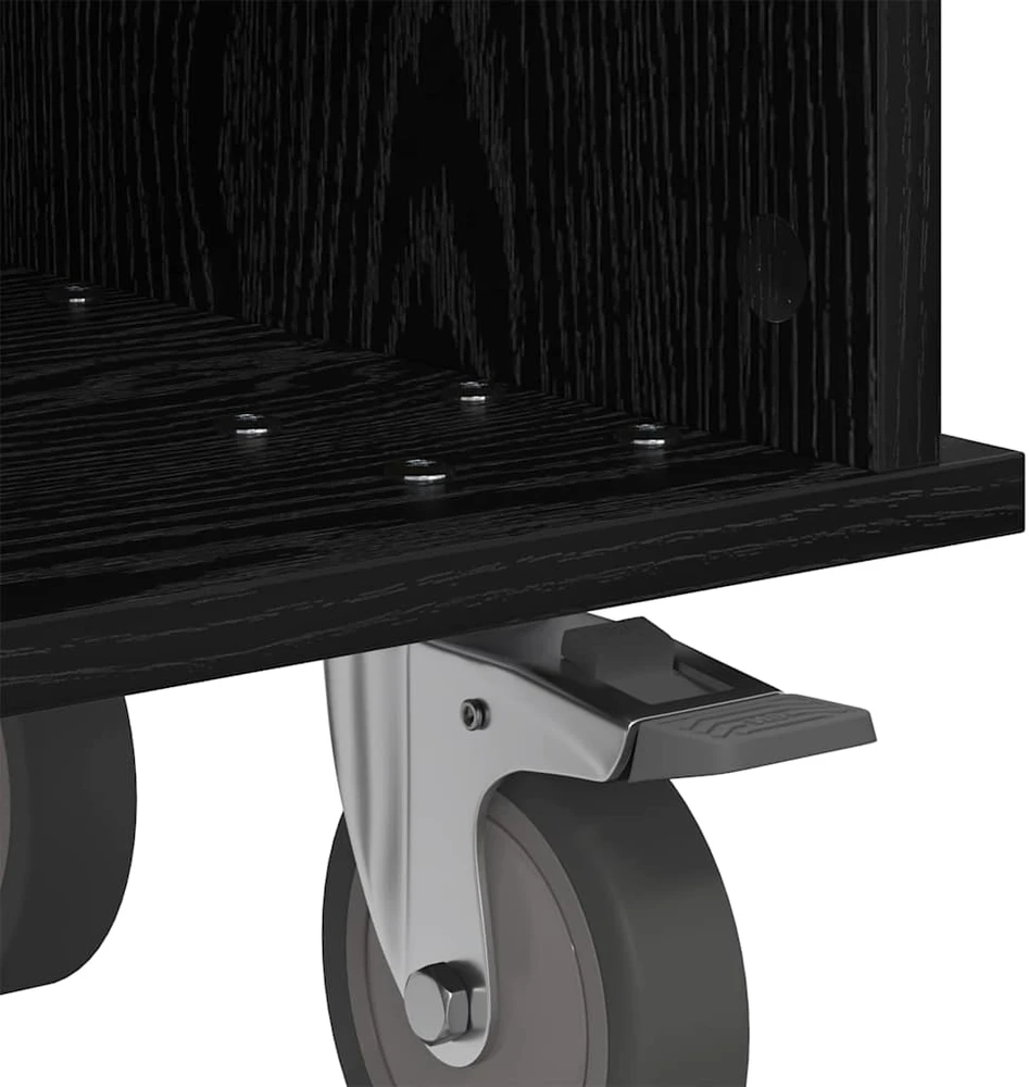 TV staliukas Televizoriaus stovas 68,5 x 35 x 35 cm Juodas ąžuolas