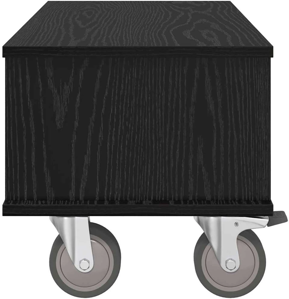 TV staliukas Televizoriaus stovas 68,5 x 35 x 35 cm Juodas ąžuolas