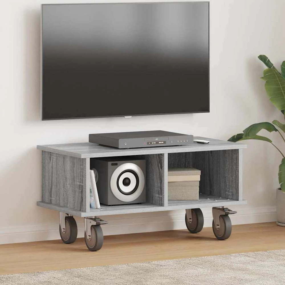 TV staliukas Televizoriaus stovas 68,5 x 35 x 35 cm Pilkas Sonoma