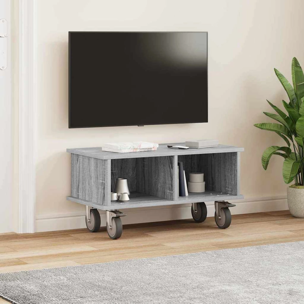 TV staliukas Televizoriaus stovas 68,5 x 35 x 35 cm Pilkas Sonoma