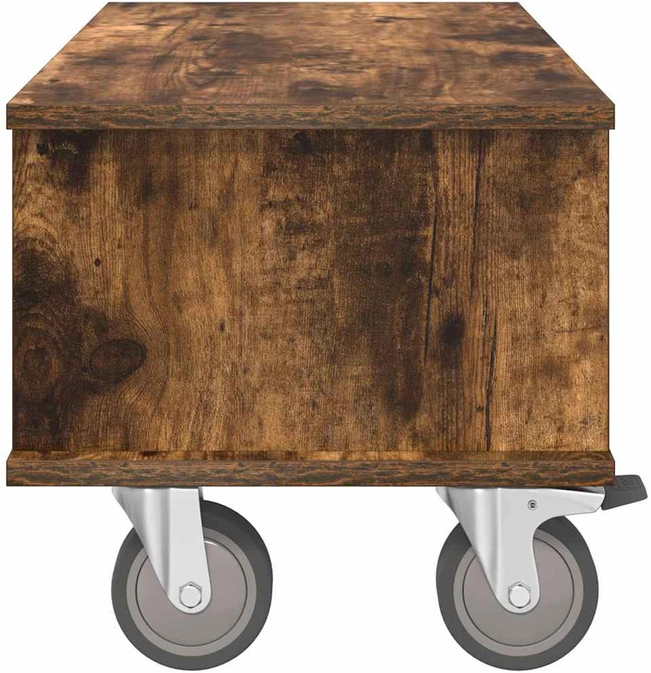TV staliukas Televizoriaus stovas 68,5 x 35 x 35 cm Rūkyta ąžuolas