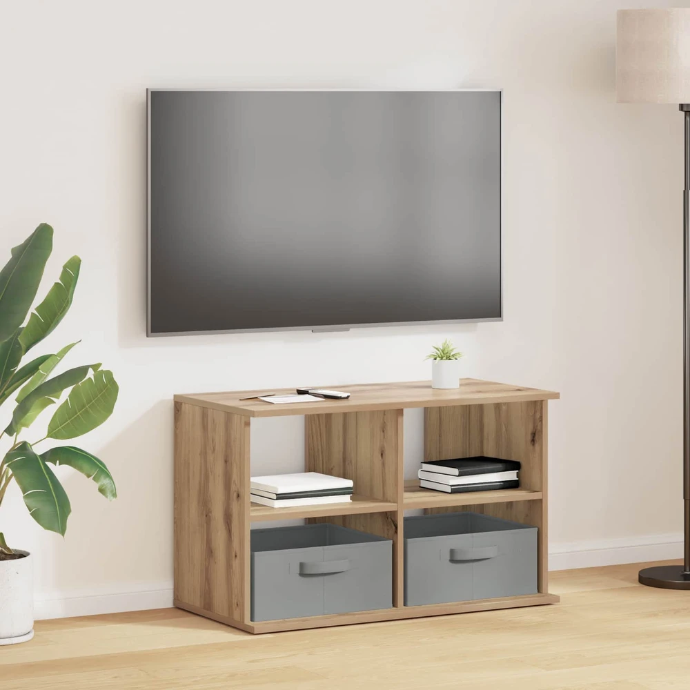 TV staliukas Televizoriaus stovas 79 x 40 x 48 cm Amatininkų ąžuolas