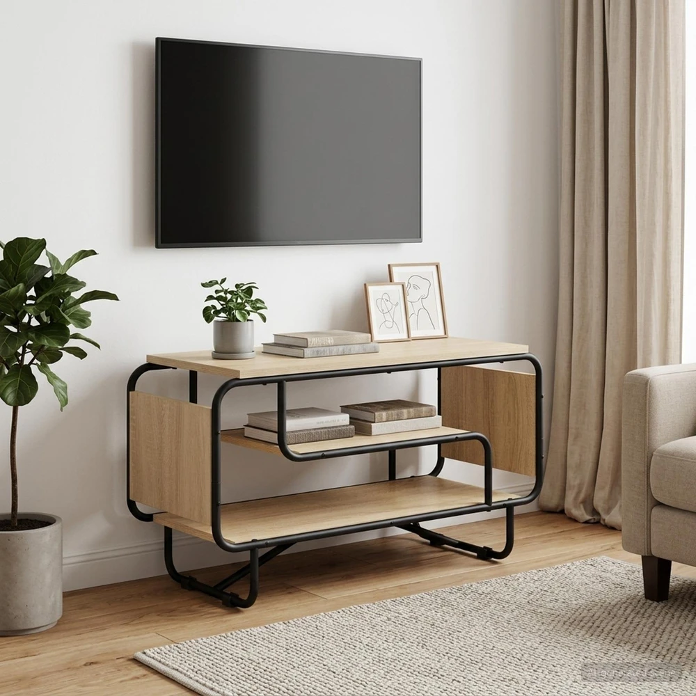 TV staliukas Televizoriaus stovas 80 x 36 x 45 cm Sonoma ąžuolas