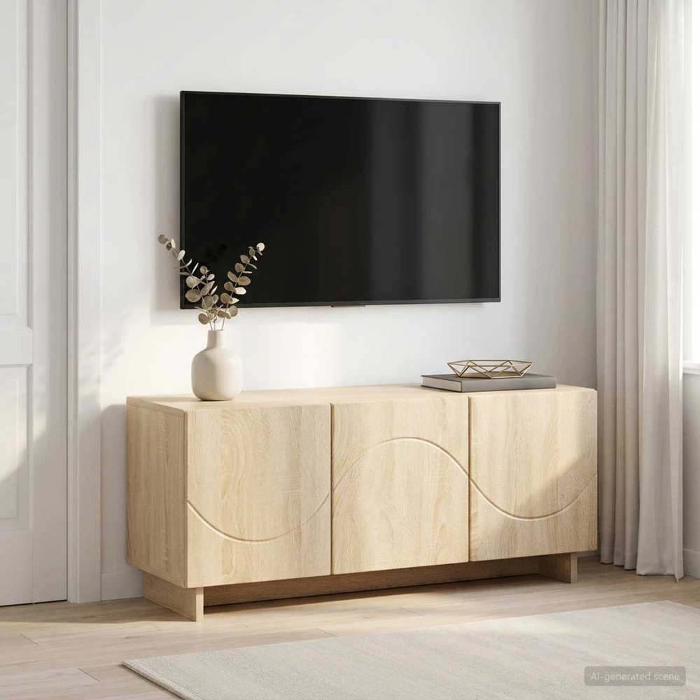 TV staliukas Televizoriaus stovas 90 x 34.5 x 40 cm Sonoma ąžuolas
