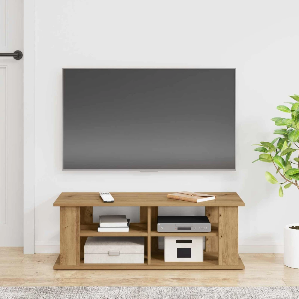 TV staliukas Televizoriaus stovas 96 x 35 x 33,5 cm Amatininkų ąžuolas