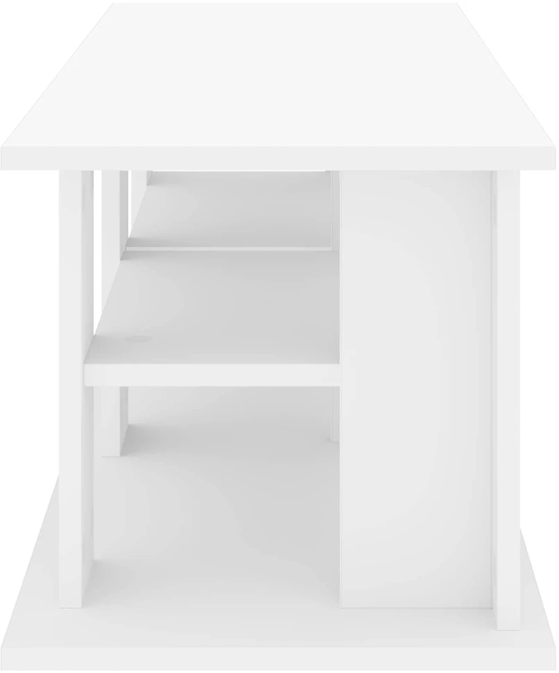 TV staliukas Televizoriaus stovas Balta 96 x 35 x 33,5 cm