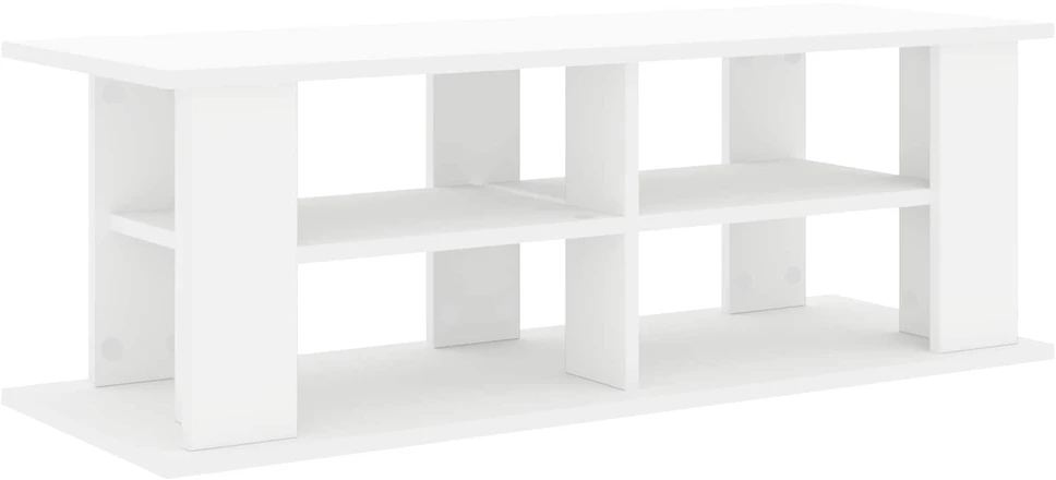 TV staliukas Televizoriaus stovas Balta 96 x 35 x 33,5 cm