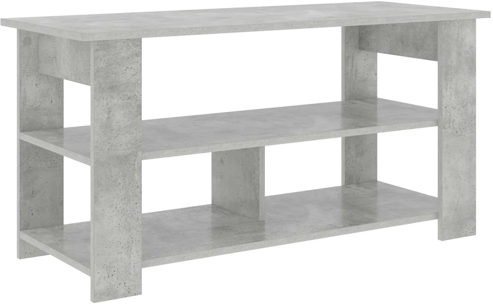 TV staliukas Televizoriaus stovas Betono pilka 100 x 40 x 50 cm