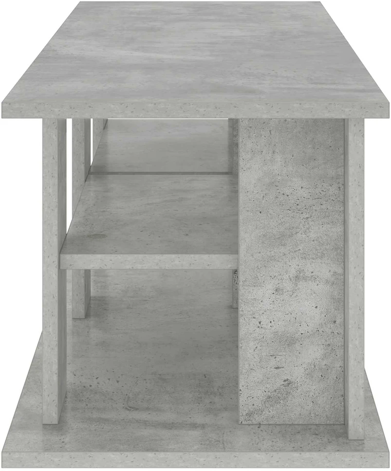 TV staliukas Televizoriaus stovas Betono pilka 96 x 35 x 33,5 cm