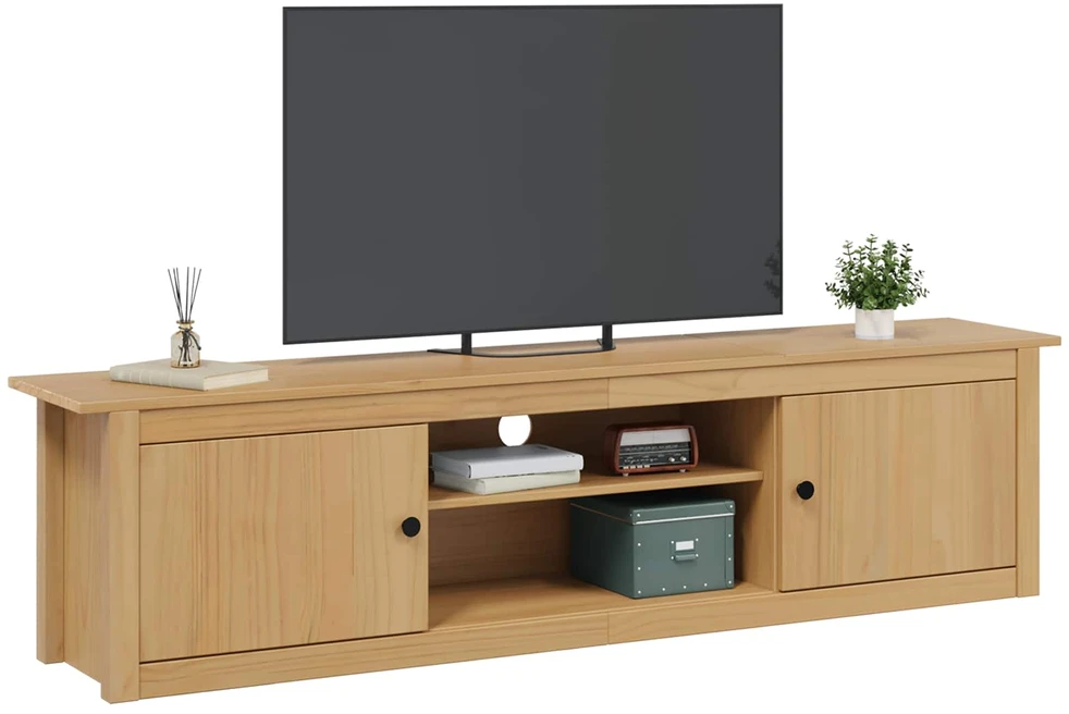 TV staliukas Televizoriaus stovas HILL 158 x 40 x 39.5 cm Medus ruda