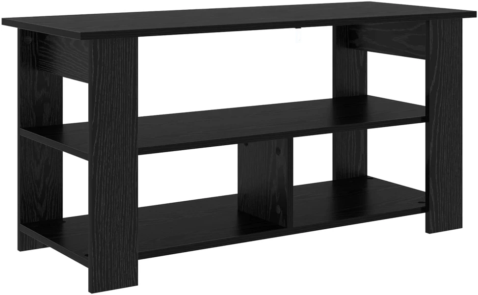 TV staliukas Televizoriaus stovas Juodas ąžuolas 100 x 40 x 50 cm