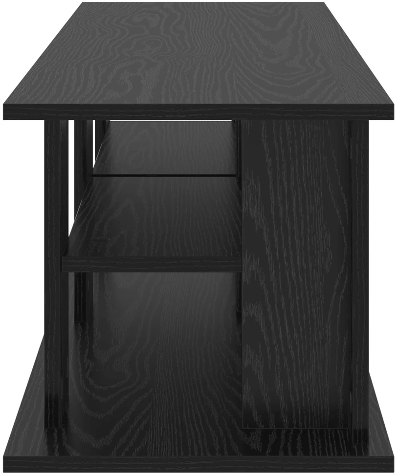 TV staliukas Televizoriaus stovas Juodas ąžuolas 96 x 35 x 33,5 cm