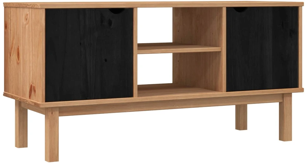 TV staliukas Televizoriaus stovas OTTA 113,5 x 43 x 57 cm Juoda