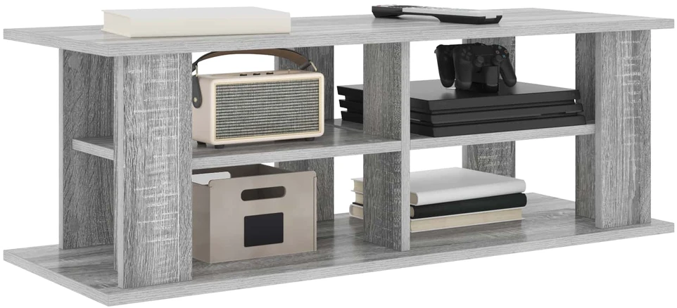 TV staliukas Televizoriaus stovas Pilkas Sonoma 96 x 35 x 33,5 cm