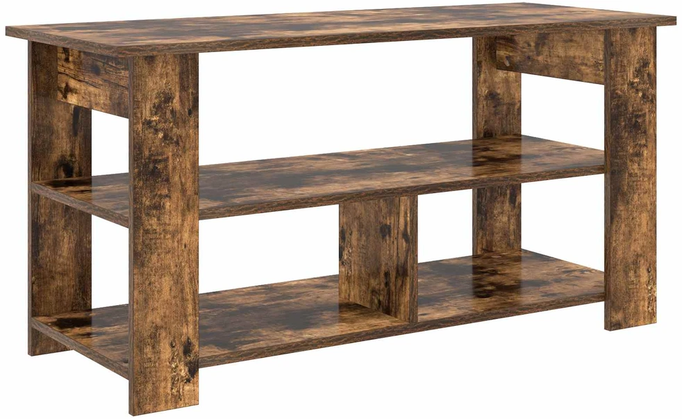 TV staliukas Televizoriaus stovas Rūkyta ąžuolas 100 x 40 x 50 cm