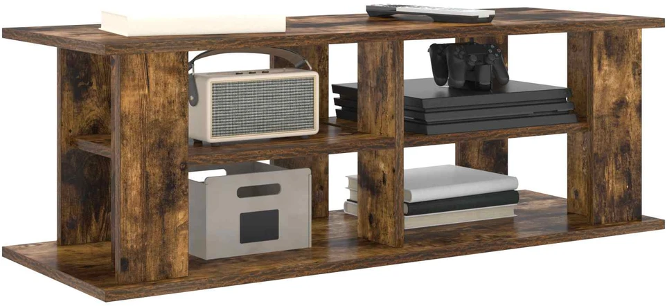 TV staliukas Televizoriaus stovas Rūkyta ąžuolas 96 x 35 x 33,5 cm
