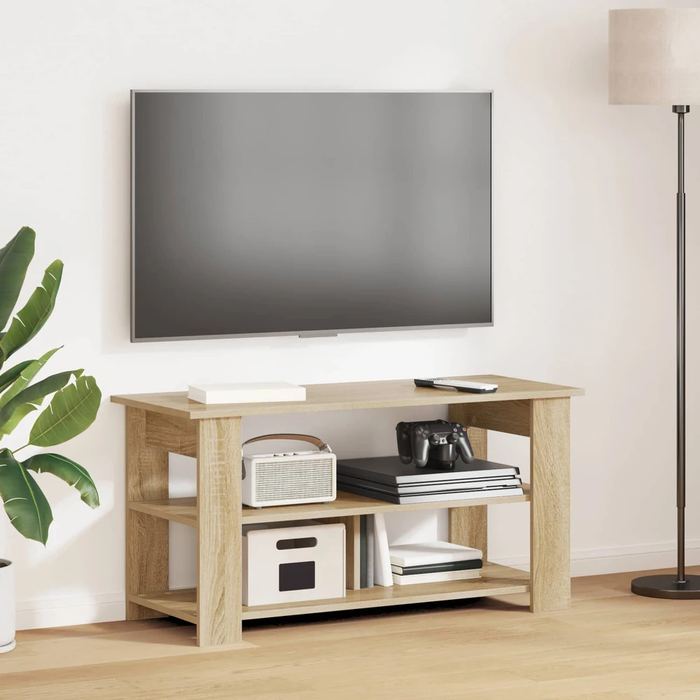 TV staliukas Televizoriaus stovas Sonoma ąžuolas 100 x 40 x 50 cm
