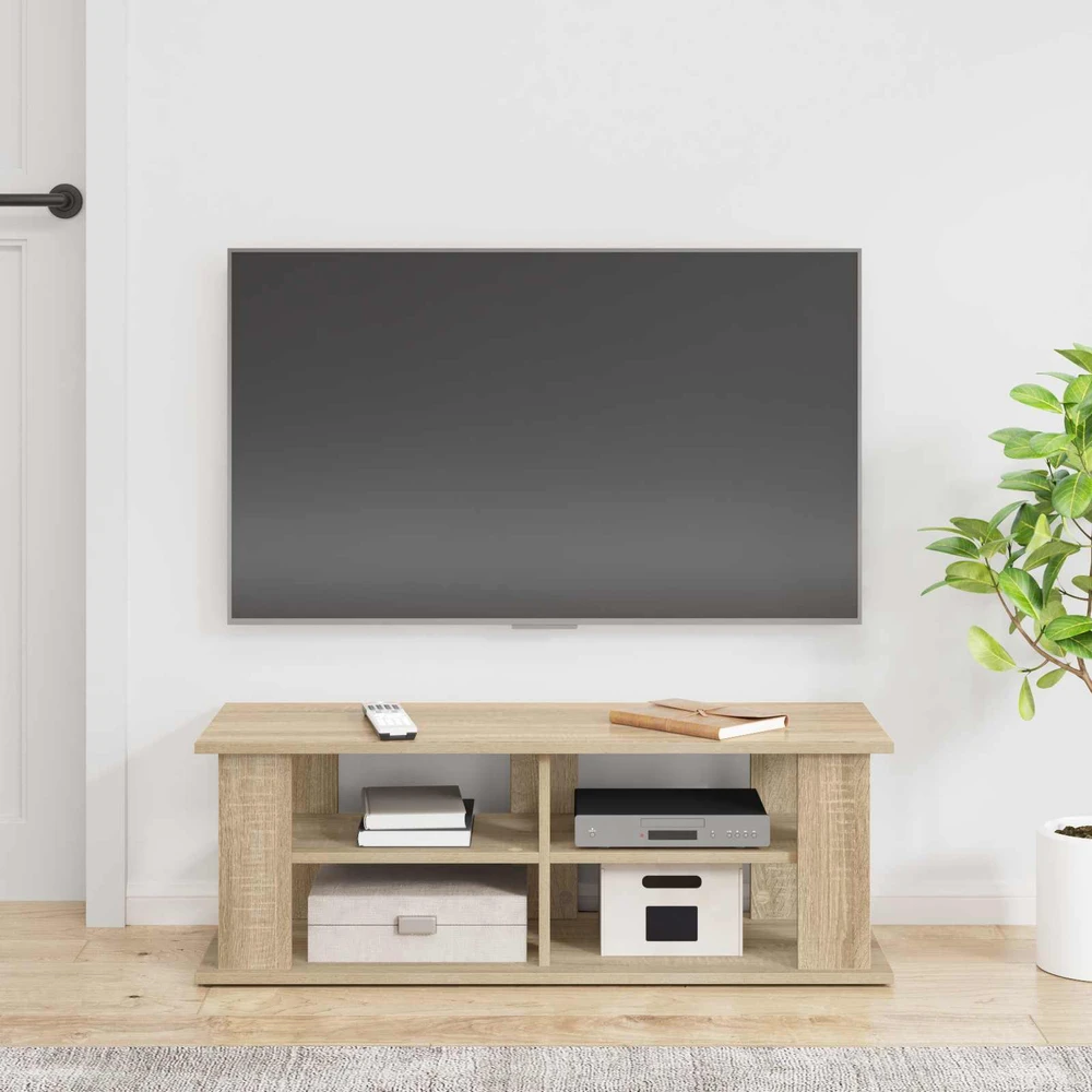 TV staliukas Televizoriaus stovas Sonoma ąžuolas 96 x 35 x 33,5 cm