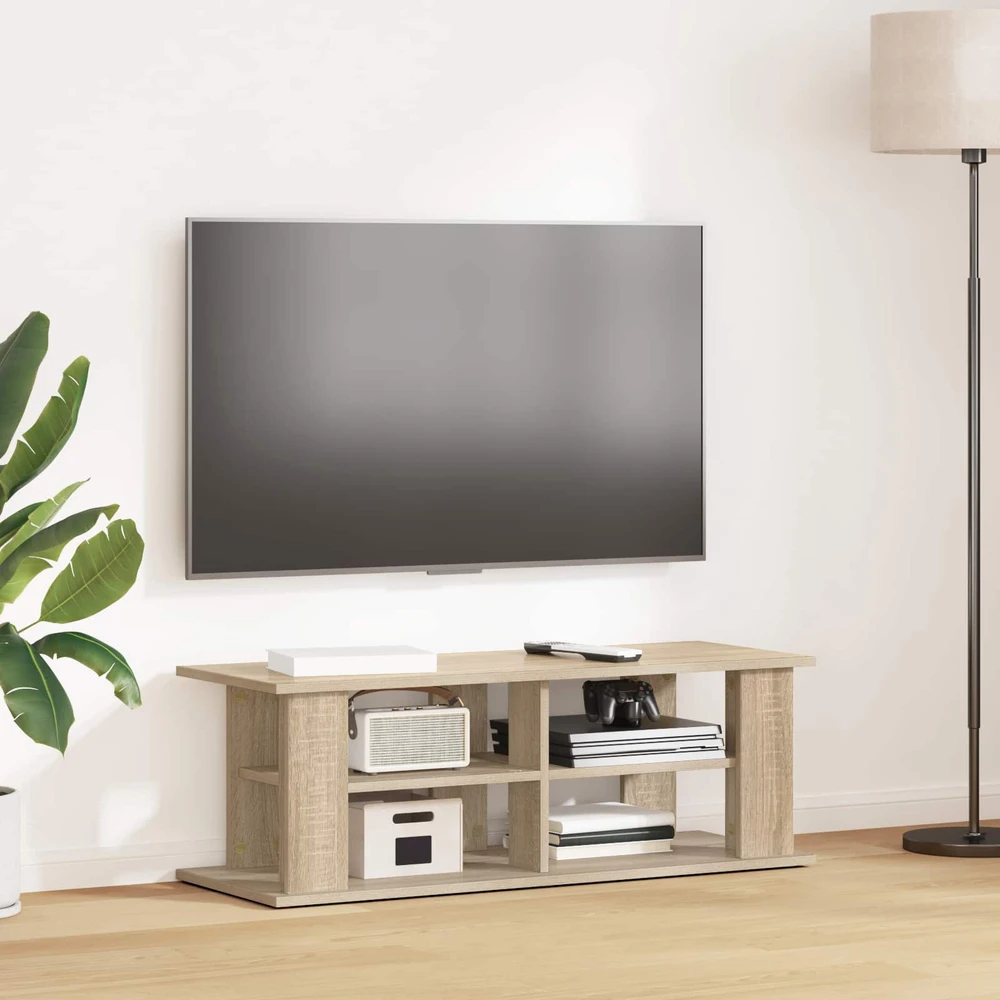 TV staliukas Televizoriaus stovas Sonoma ąžuolas 96 x 35 x 33,5 cm