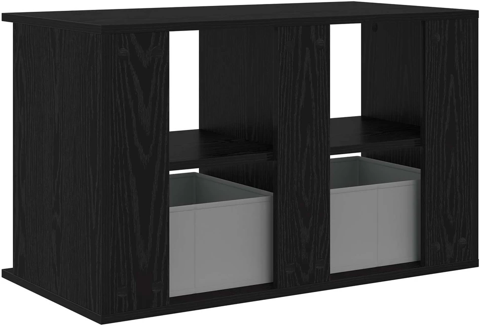 TV staliukas Televizoriaus stovas su stalčių Juodas ąžuolas 79 x 40 x 48 cm