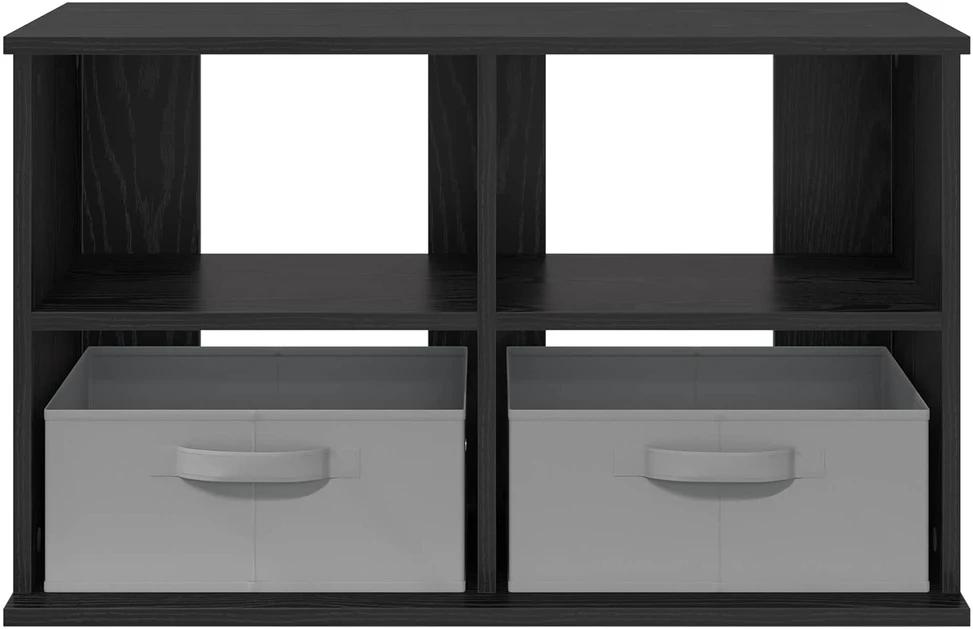 TV staliukas Televizoriaus stovas su stalčių Juodas ąžuolas 79 x 40 x 48 cm