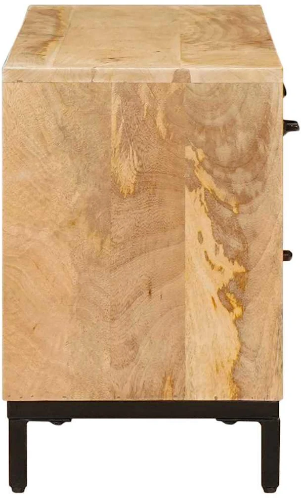 TV staliukas Televizorių stovai Ruda 110 x 30 x 46 cm Kietas mango medis
