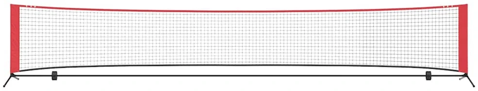 Teniso tinklas Juoda ir raudona 494,5 x 90 x 87 cm Poliesteris